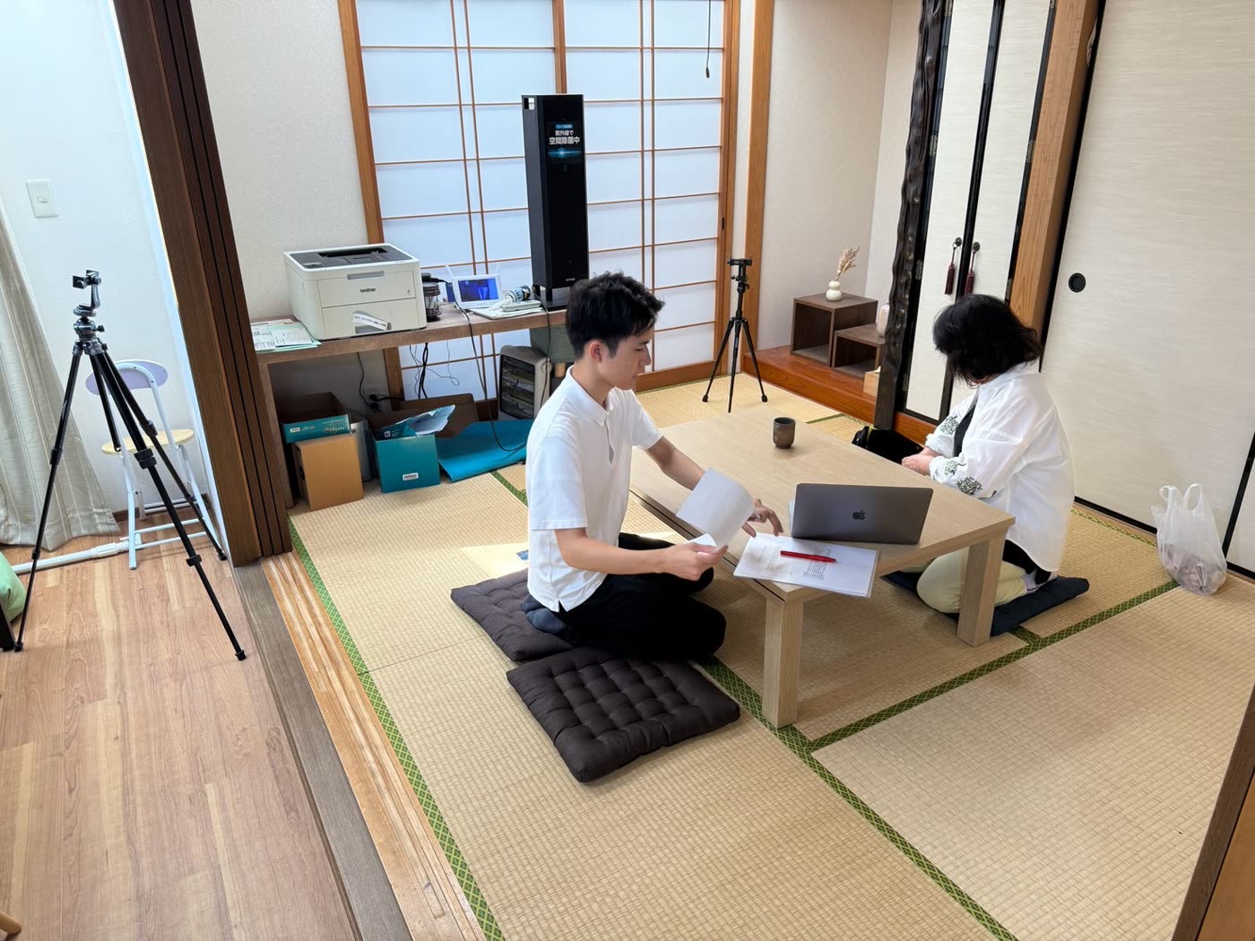 企画ドラマの撮影