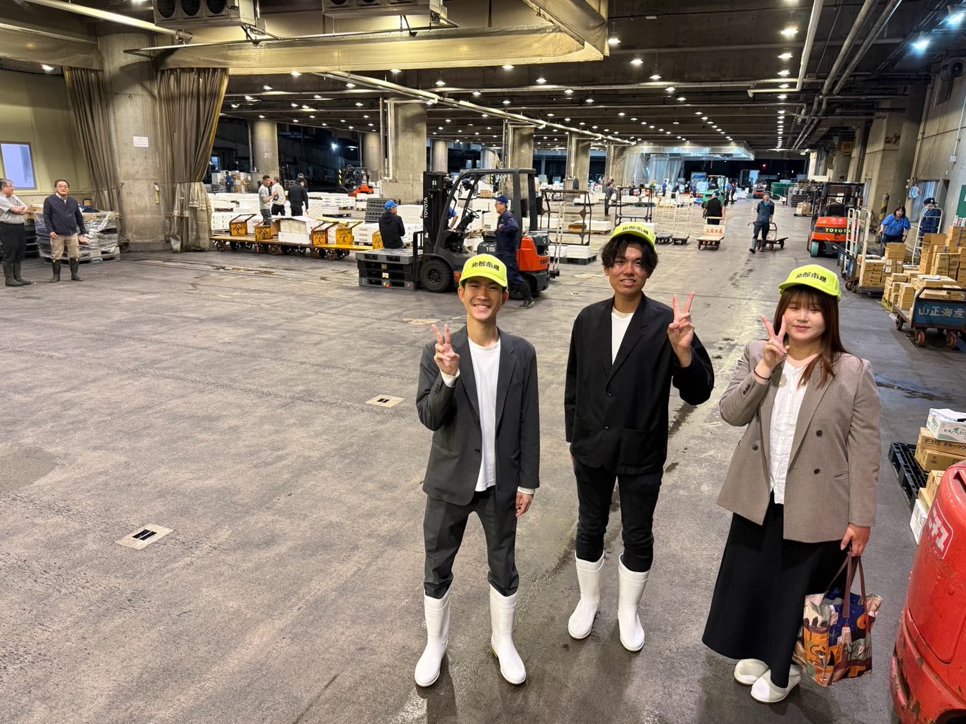 北部市場を見学