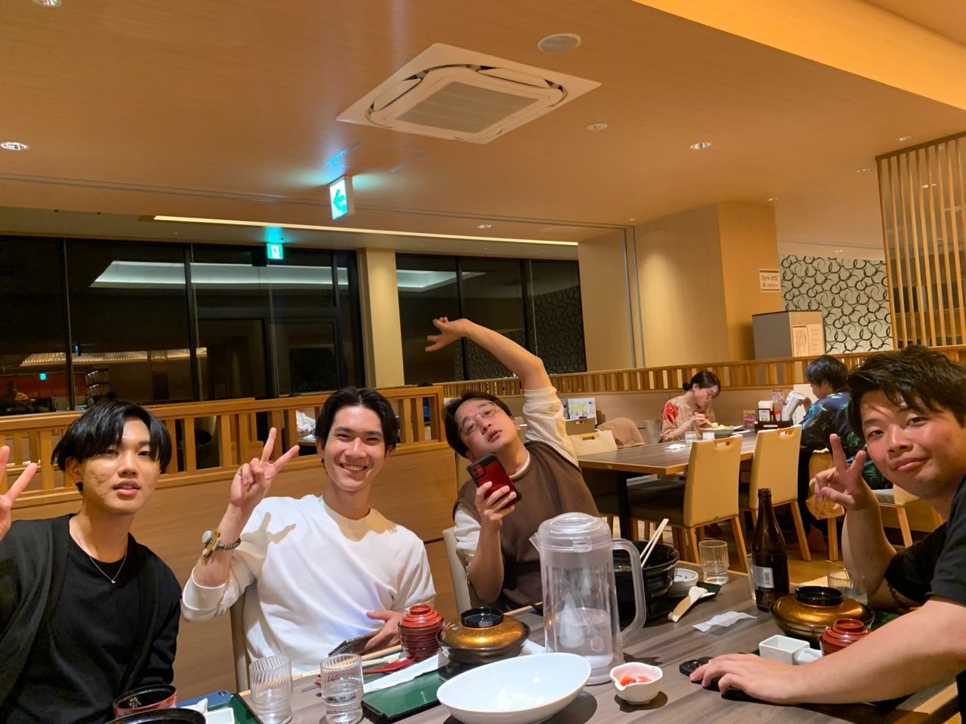 メンバーとお疲れ会